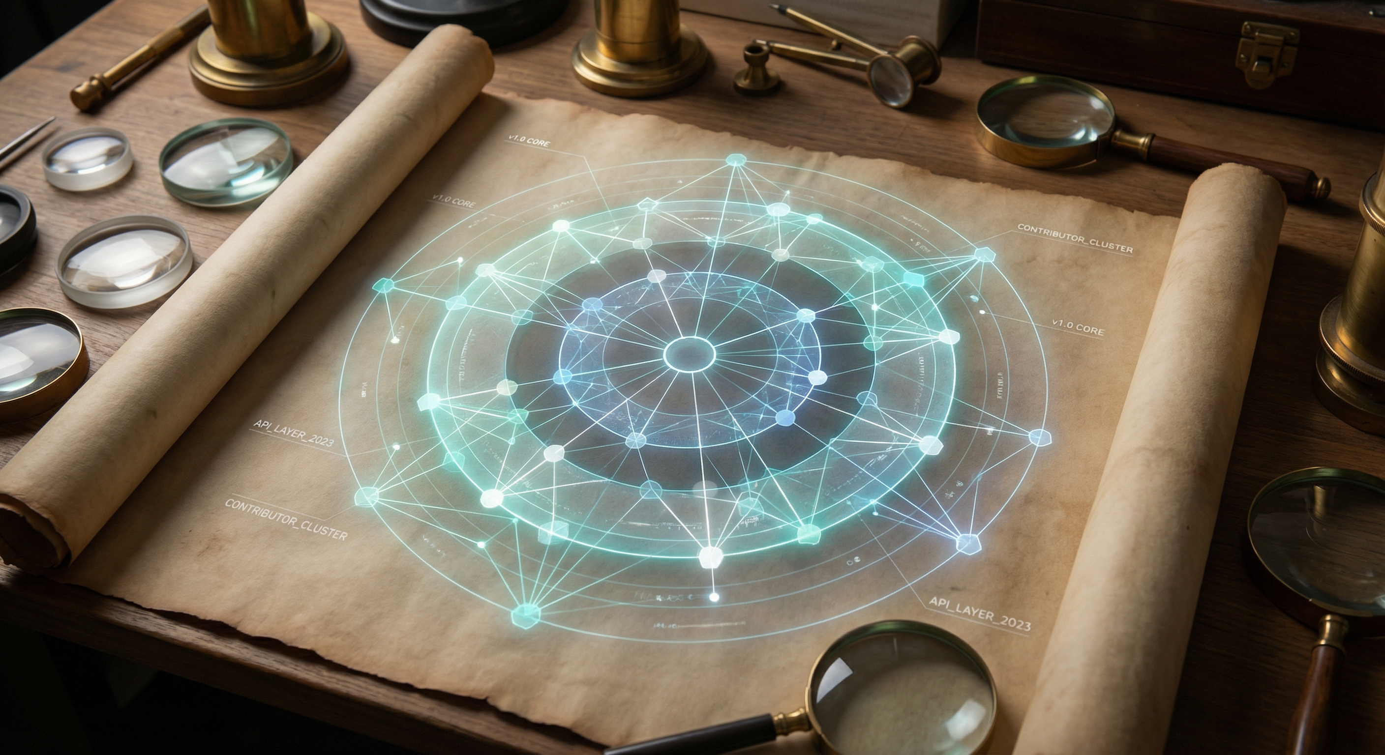 Developer graph visualization